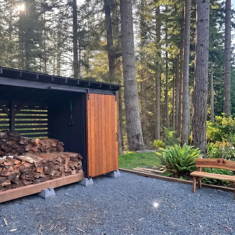 Firewood Shed front