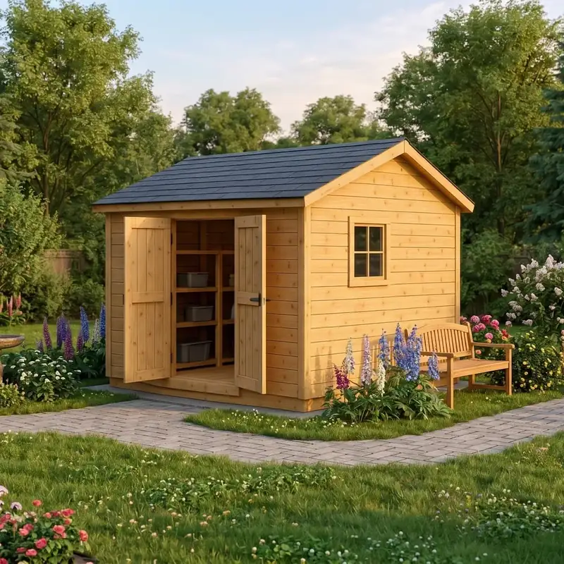 Storage Shed front