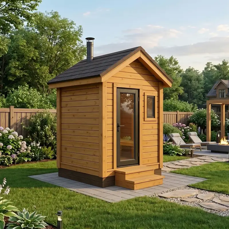 Mini Sauna exterior